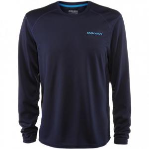 Футболка BAUER TRAINING LS TEE SR NAV (1042906) 