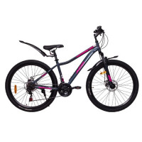Велосипед Acid Q 750 D 27.5" gray/pink рама: 14.5" (2025)