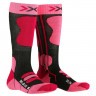 Носки X-Socks Ski JR 4.0 anthracite melange/fluo pink G307 - Носки X-Socks Ski JR 4.0 anthracite melange/fluo pink G307