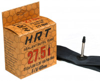 Велокамера 27.5" H.R.T. SEALANT BUTYL TUBE авто ниппель FV48мм 1.95-2.35 50/58-584 (00-009920)