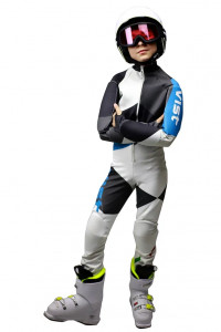 Комбинезон спусковой Vist RC Suit Junior Cyclone Pro white-black-water 00994A