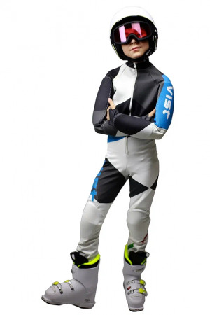 Комбинезон спусковой Vist RC Suit Junior Cyclone Pro white-black-water 00994A 