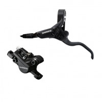 SHIMANO Тормоз дисковый гидравлический BR-M395L(F) с тормозной ручкой BL-M425L(L), ротор W/SM-MA-F180P/S, резиновая колодка, гидролиния 800мм (SM-BH59 BLACK), б/уп.