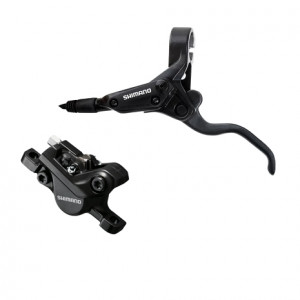 SHIMANO Тормоз дисковый гидравлический BR-M395L(F) с тормозной ручкой BL-M425L(L), ротор W/SM-MA-F180P/S, резиновая колодка, гидролиния 800мм (SM-BH59 BLACK), б/уп. 