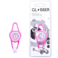 Габаритный фонарь Globber Flash Light LED розовый
