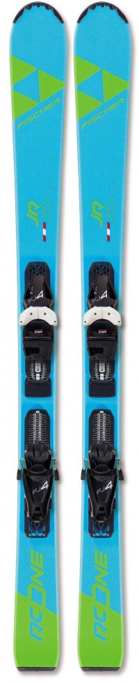 Горные лыжи Fischer RC One Jr SLR (70-120) + крепления FJ4 AC SLR (2020)