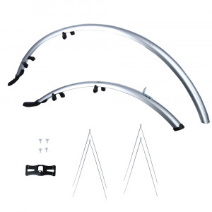 Комплект крыльев Oxford 700c/27&quot; Std Wide 41mm Mudguard Silver 