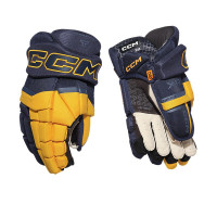 Перчатки CCM Tacks XR SR navy/sunflower