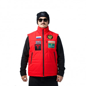 Жилет Manew Ski Rus красный 