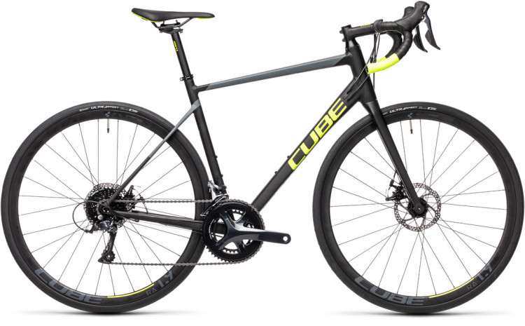 Cube Attain Pro 28 black n flashyellow 2021 HC5