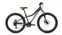 Велосипед Forward JADE 24 2.0 D черный/серебристый рама 12" (2022)