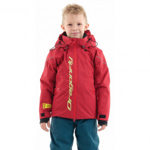Куртка утепленная Dragonfly Gravity Junior Dark Red - Yellow (2021) 