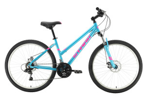 Велосипед Stark Luna 26.1 D голубой/розовый (2021) 