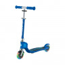 Самокат Globber Flow Foldable Junior Lights синий - Самокат Globber Flow Foldable Junior Lights синий