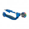 Самокат Globber Flow Foldable Junior Lights синий - Самокат Globber Flow Foldable Junior Lights синий