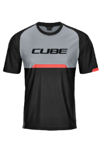 Джерси CUBE EDGE Round Neck к/рук, black´n´grey