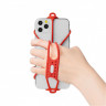 Держатель для смартфона Bone Run Tie Handheld 07-200321 накисть руки, универсальный 4.7'-7,2', силикон, красный - Держатель для смартфона Bone Run Tie Handheld 07-200321 накисть руки, универсальный 4.7'-7,2', силикон, красный