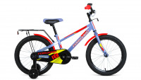 Велосипед Forward Meteor 18 серый/красный (2021)