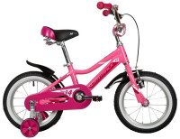 Велосипед NOVATRACK NOVARA, 14" алюм., розовый (2022)