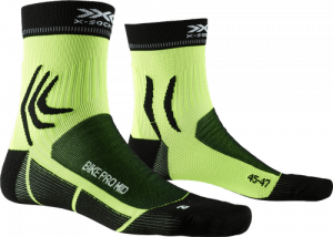 Носки X-Socks Bike Pro MID Socks Opal Black / Phyton Yellow 