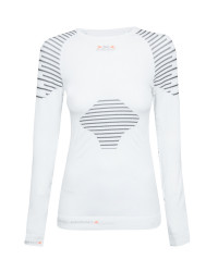 Футболка X-Bionic Shirt Round Neck LG SL white/black