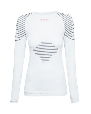 Футболка X-Bionic Shirt Round Neck LG SL white/black 