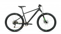Велосипед Forward SPORTING 27.5 XX D черный матовый/ярко-зеленый 17" (2022)