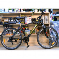 Велосипед Forward HARDI 26 X черный/желтый рама 18" (Демо-товар, состояние идеальное)