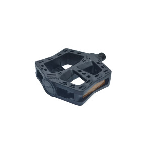 Педали WELLGO 6-190420 пластик. LU-985  широкие BMX 107*94*21 мм, 368 г черные 