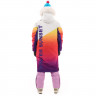 Плащ зимний Dragonfly Race Coat Winter Sunset Woman orange - violet - Плащ зимний Dragonfly Race Coat Winter Sunset Woman orange - violet