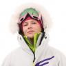 Плащ зимний Dragonfly Race Coat Winter Sunset Woman orange - violet - Плащ зимний Dragonfly Race Coat Winter Sunset Woman orange - violet