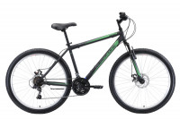 Велосипед Black One Onix 26 D чёрный/серый/зелёный (2020)