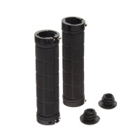 Грипсы ROCKBROS BT1011 RB_BT1011BK с замком, черный/черный Грипсы ROCKBROS BT1011 RB_BT1011BK с замком, черный/черный