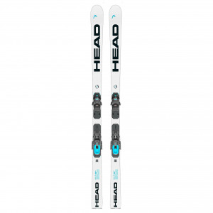 Горные лыжи Head WCR e.GS Rebel Team Junior Ski + креп. Evo 9 GW CA Brake 85 [D] white/black (2025) 