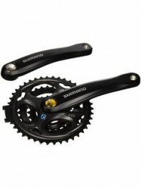 Шатуны велосипедные Shimano ALIVIO FC-M361-L 28/38/48Т 170 мм "под квадрат" чёрные