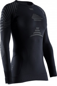 Футболка X-Bionic Invent 4.0 Shirt Round Neck Lg Sl Women Black/Charcoal