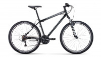 Велосипед Forward SPORTING 27.5 1.0 черный/серебристый (2021)