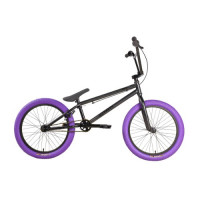 Велосипед Stark Madness BMX 4 20" серо-фиолетовый/черный/фиолетовый (2025)