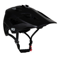 Шлем STG WT-085 с фонарем, черный