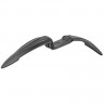 Крыло M-Wave Mud Max QR.F III 5-385130 переднее, 26-29",ширина 85 мм, длина 650 мм, адаптеры под трубу вилки 16-35 мм, пластик, черный - Крыло M-Wave Mud Max QR.F III 5-385130 переднее, 26-29",ширина 85 мм, длина 650 мм, адаптеры под трубу вилки 16-35 мм, пластик, черный