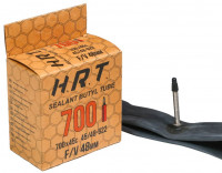 Велокамера 28" H.R.T. SEALANT BUTYL TUBE авто ниппель FV48мм 1.75 700x45C (00-009927)