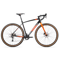 Велосипед Rock Machine Gravelride 200 28" Gloss Black/Silver/Orange рама: L (2026)