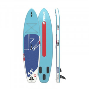 Сапборд Prime Sup надувной 11&#039;x32&quot;x6&quot; Chill blue 