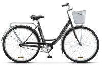 Велосипед Stels Navigator 340 Z010 28" (с корзиной ) Черный (2021)
