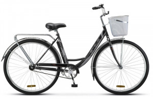 Велосипед Stels Navigator 340 Z010 28&quot; (с корзиной ) Черный (2021) 