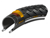 Покрышка Continental CONTACT Plus, 28 x 1 5/8 x 1 1/8, 28-622, чёр./чёр. Reflex, SafetyPlus Breaker – 3/180 TPI – E50