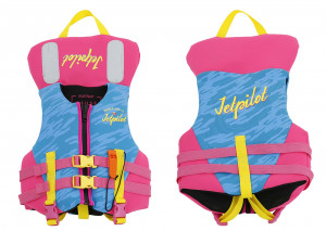 Спасательный жилет нейлон детский Jetpilot Cause Kids ISO 100N Neo Vest Girls Blue/Pink 4-6 years (2020) 