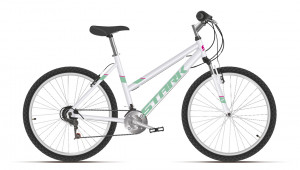 Велосипед Stark Luna 26.1 V белый/салатовый (2021) 