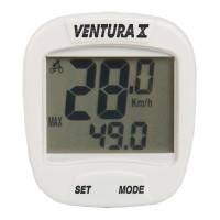 Велокомпьютер Venture Х 5-244554 10 функций, белый