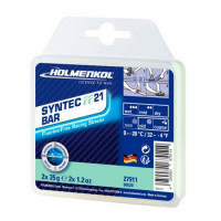 Парафин гоночный бесфторовый Holmenkol Syntec FF 21 Bar 2x35 г (27911)